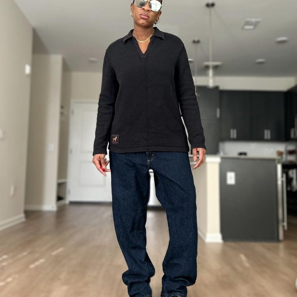 Black Ralph Lauren Sweater.